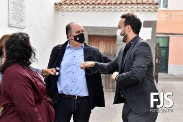 Armando Ravelo filma la condena de Telde a Marruecos por violar los derechos humanos/Francisco Javier Santana.